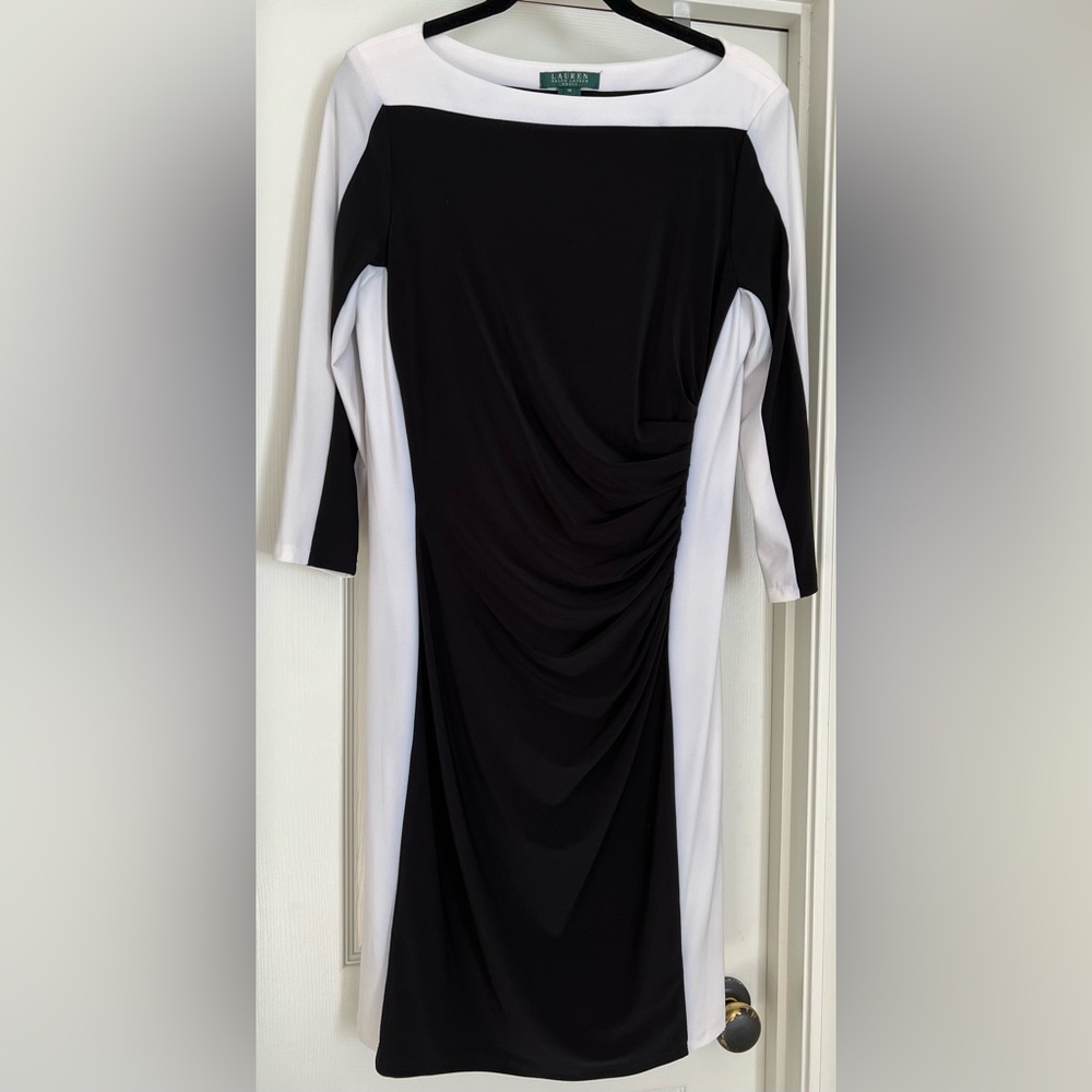 Lauren: Ralph Lauren Black & White Dress (size 14)